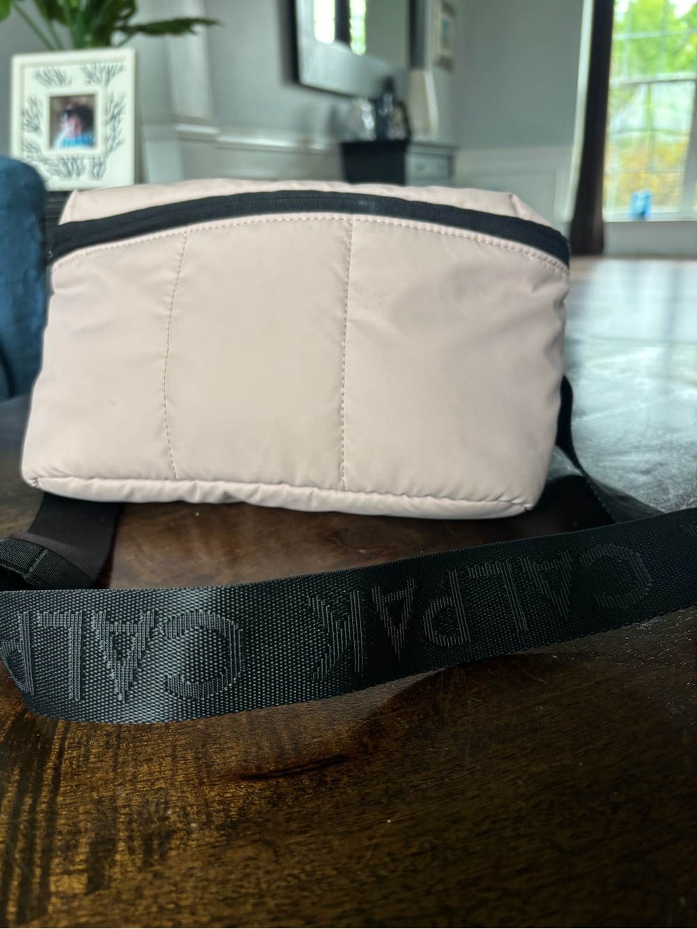 CALPAK Luka Belt Bag Rose Quartz Pink Puffer Fanny Pack Crossbody Waist Bag
